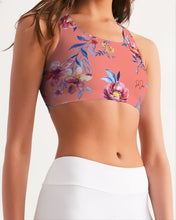 Load image into Gallery viewer, Flower Yoga Pants Women's Seamless Sports Bra