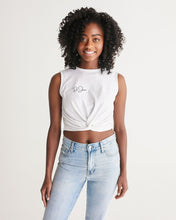 Load image into Gallery viewer, DeJaue Logo Women's Twist-Front Tank