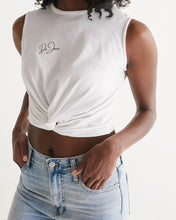 Load image into Gallery viewer, DeJaue Logo Women's Twist-Front Tank