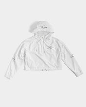 Load image into Gallery viewer, DeJaue Logo Women's Cropped Windbreaker