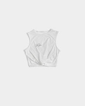 Load image into Gallery viewer, DeJaue Logo Women's Twist-Front Tank