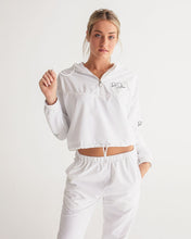 Load image into Gallery viewer, DeJaue Logo Women's Cropped Windbreaker
